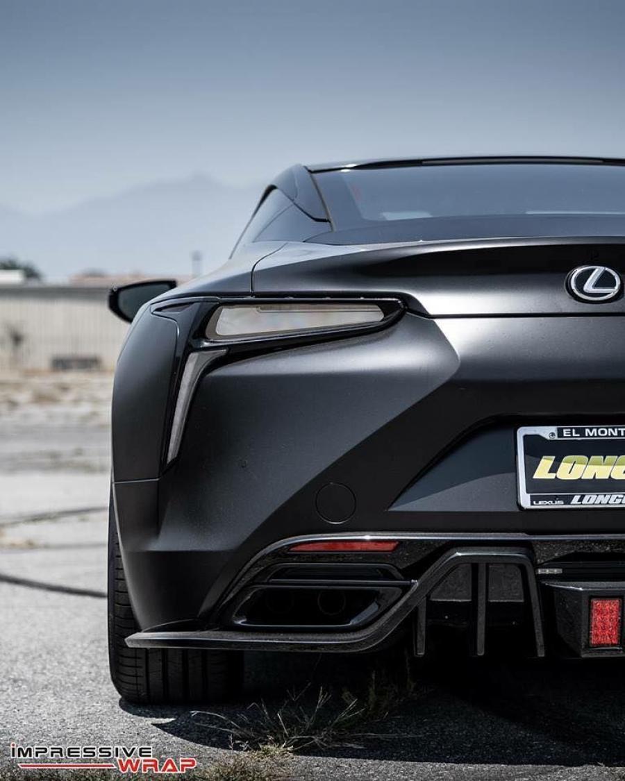 Детали экстерьера Lexus RC500 Satin Black by Impressive Wrap 2018 года  (фото 3 из 5)